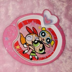 Y2K Cartoon Network The Powerpuff Girls Zak Designs Melamine Plate